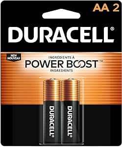 DURACELL BATTERIES AA2 BB 2034 COPPERTOP