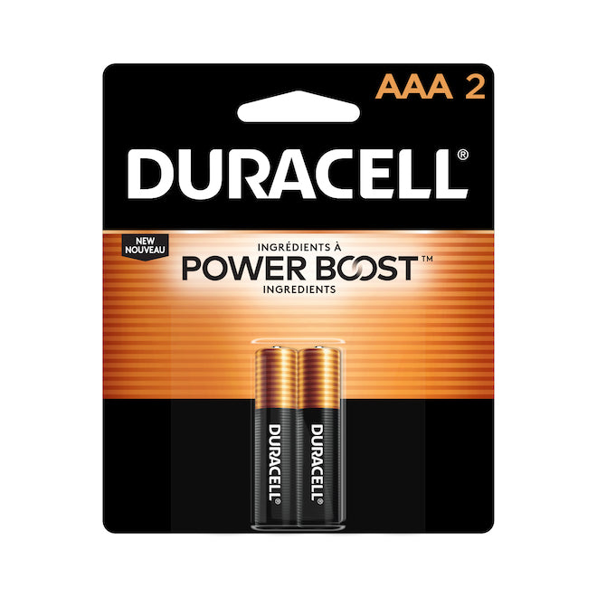 DURACELL BATTERIES AAA2 BB 2034 COPPERTOP