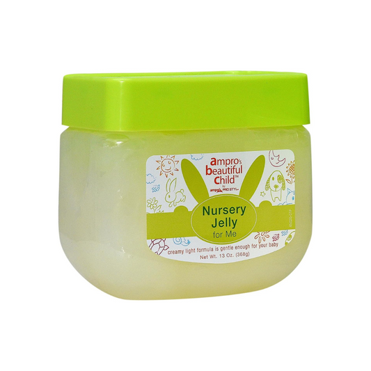 Ampro Beautiful Child Nursery Jelly - 100 Percent White Petroleum - Soft and Light Conditioner Formulation is Delicate on Baby's Hair and Skin- 368 g