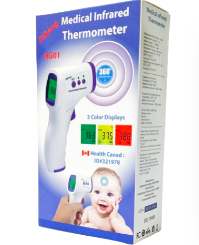 MEDICAL INFRARED THERMOMETER 3 COLOR DISPLAY