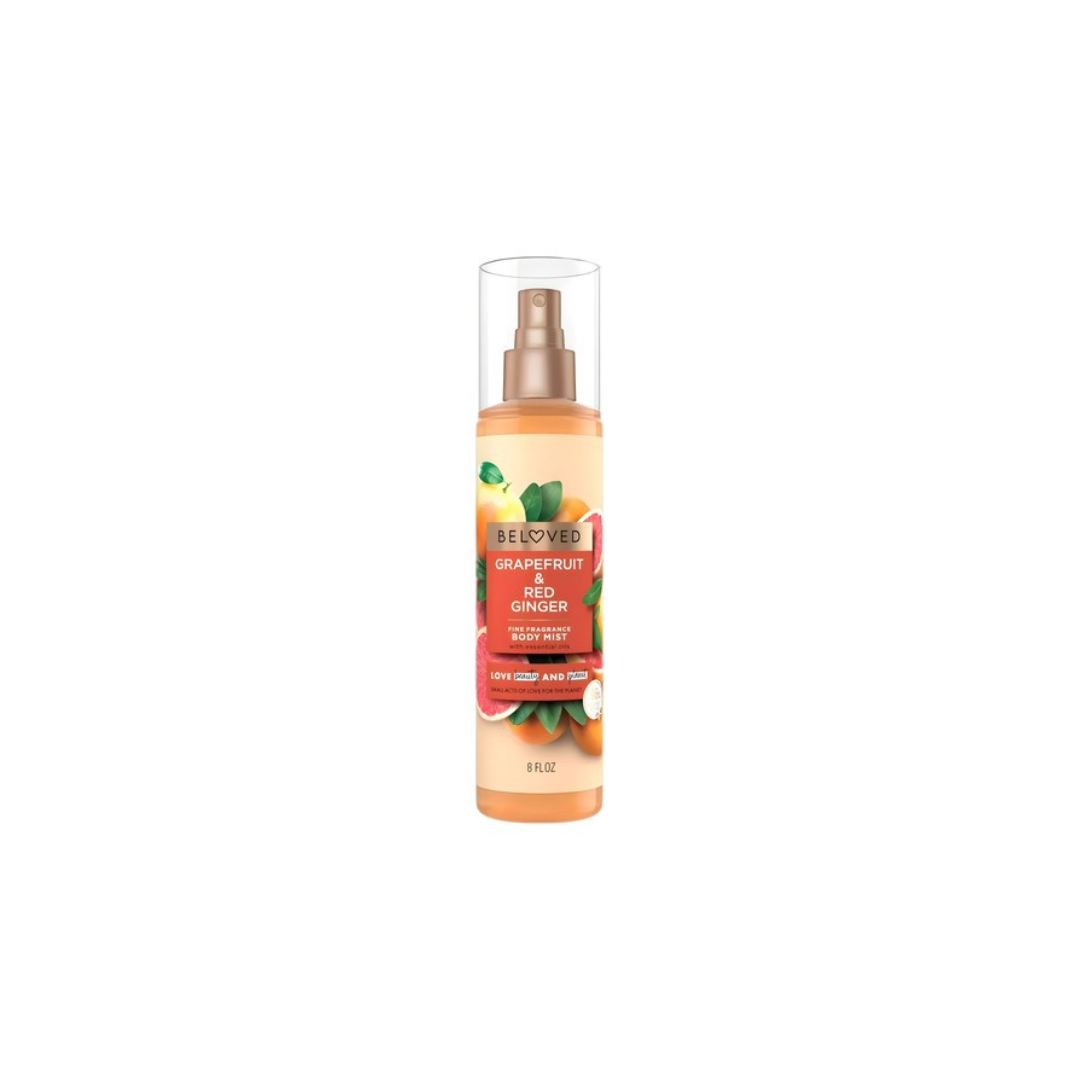 Beloved Grapefruit & Red Ginger Fine Fragrance Body Mist With essential Oil 8FL Oz