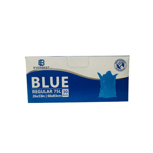 Everbest tough blue recyclable bags designed to handle your toughest recyclables, these blue recycle bags feature easy-to-use flap ties to securely knot the bag once it’s full.