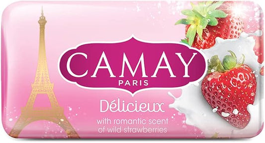 Camay Soap Bar With Crème And Strawberry - 170g