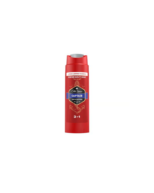 Old Spice 3 In 1 Shower Gel Captain 250ml