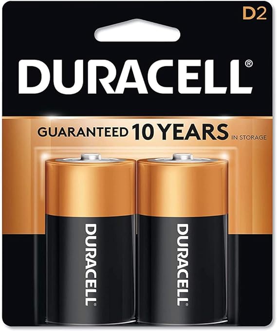 DURACEL BATTERIES D2 / BB: 2034