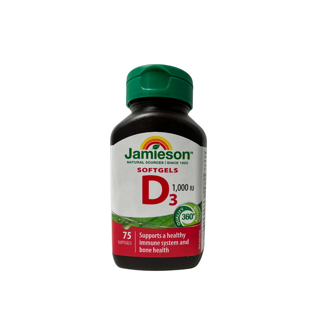 Jamieson Vitamin D 1000IU 75 Tablets