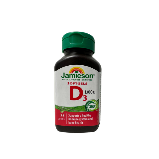 Jamieson Vitamin D 1000IU 75 Tablets