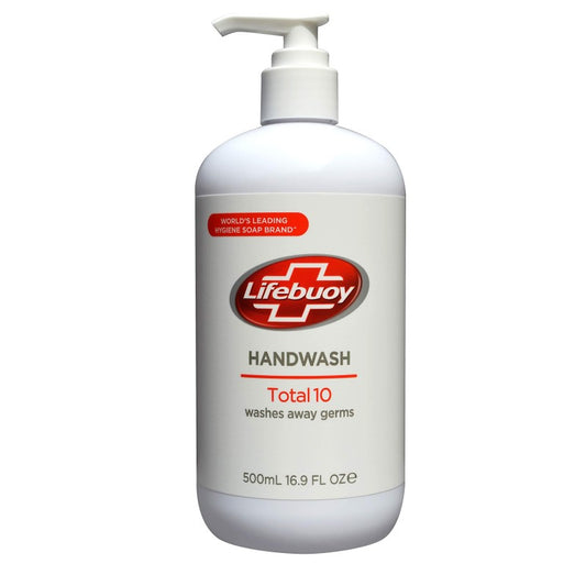 LIFE BUOY HAND WASH 500ML PUMP WORLD LEADING HYGIENE SOAP BRAND KILLS 99.9 % GERMS & BACTERIA