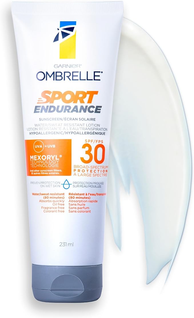 OMBRELLE SPORT SUNSCREEN 30SPF / 50ML TRAVEL SIZE TUBE UVA & UVB PROTECTION WATER PROOF ABSORBS QUICKLY & OIL FREE