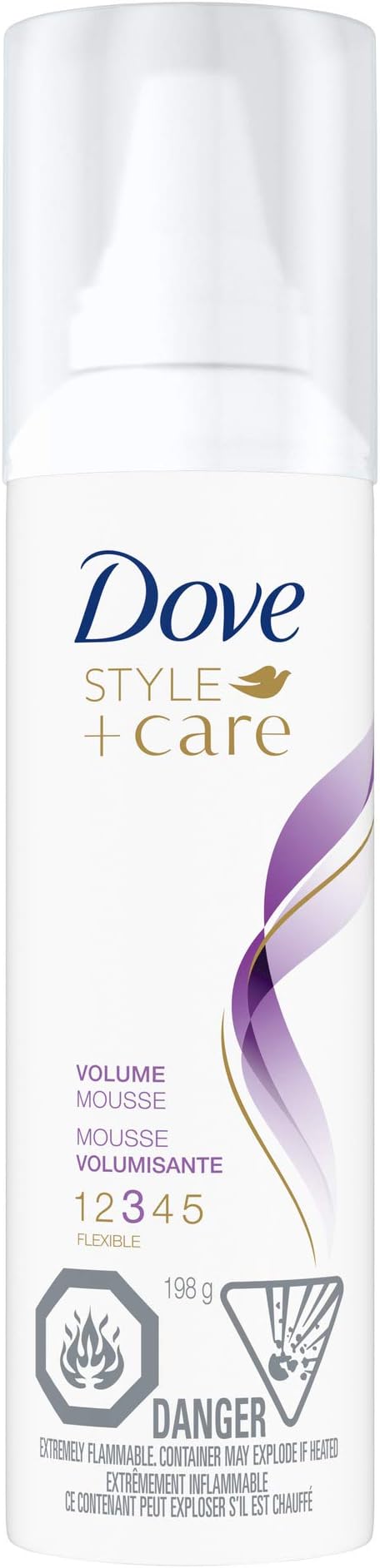 DOVE STYLE & CARE HAIR MOUSSE AMPLIFIER FOR VOLUME & BOUNCE 198G