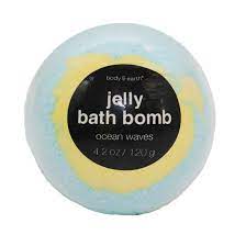 JELLY BATH BOMB OCEAN WAVE SCENT 120G LARGE SIZE BALL SHAPE