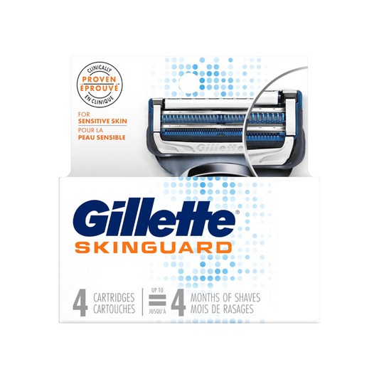 Gillette Skinguard Men's Razor Blade Refill, 4 Blade Refills