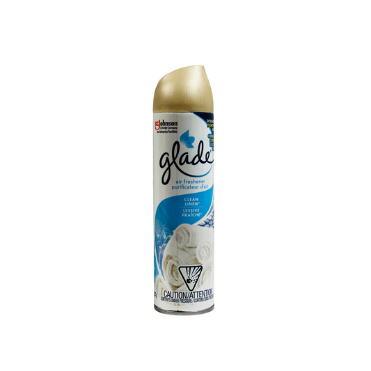 Glade Air Freshener, Aerosol Spray, Clean Linen, 8 Oz