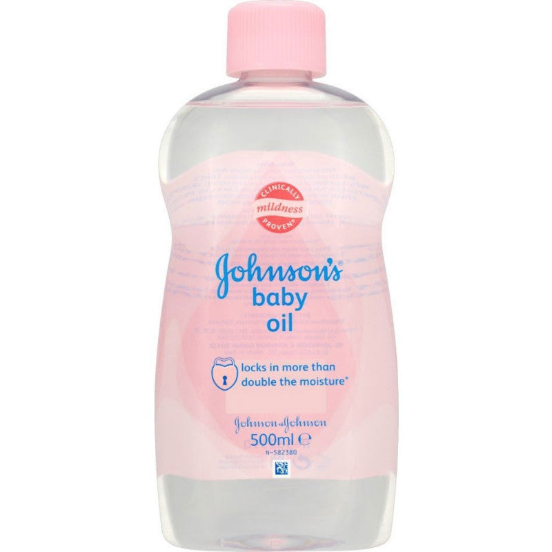 JOHNSON & JOHNSON BABY OIL 500ML ORIGINAL