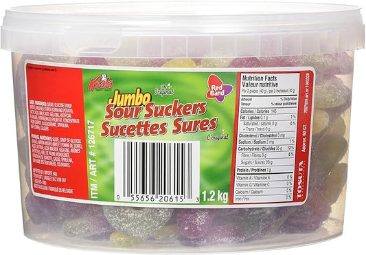 JUMBO SOUR KEYS 1.2 KG TUB ( 60 sour key units per tub)