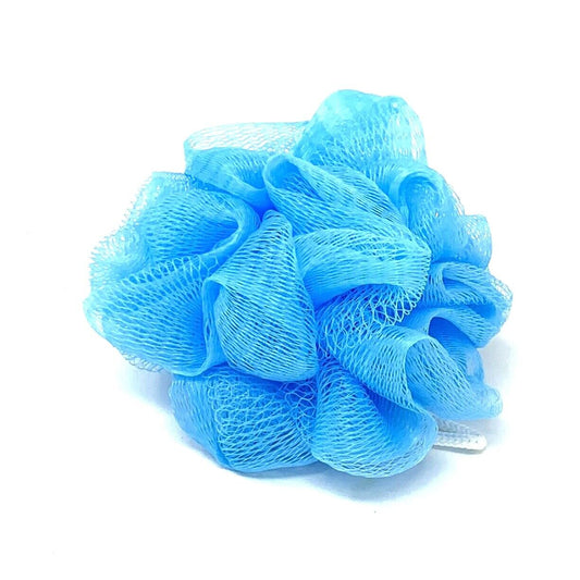 Loofah-Bath Mesh Sponge Blue