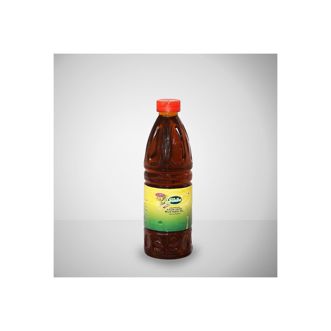 Tonika Premium Pure Kachi Ghani Mustard Oil, 500ML Per Bottle