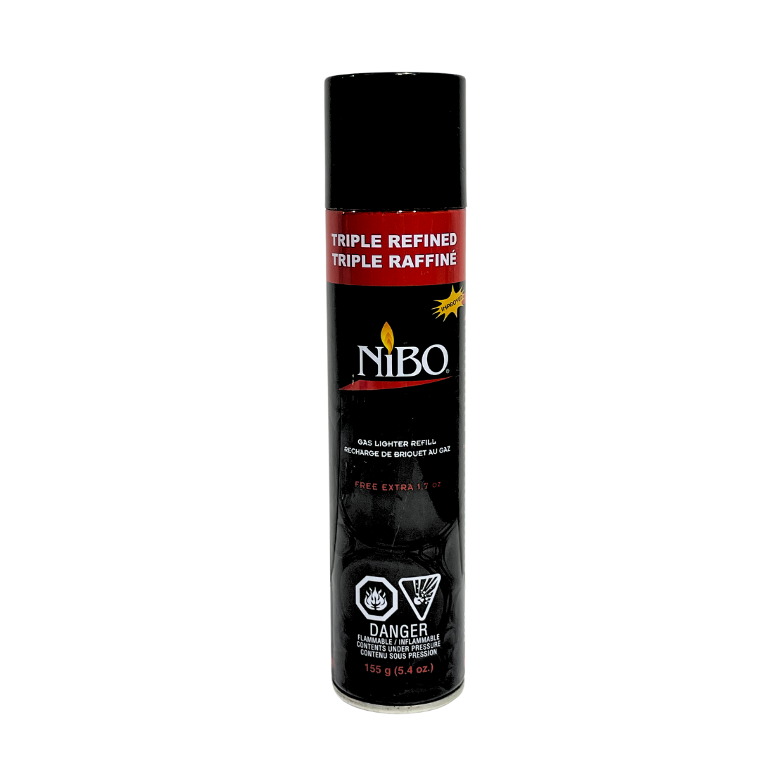 Nibo Refined Premium Butane 162g(5.7oz) 300ml 5x Refined Fuel Gas Lighter Refill (1 Can)