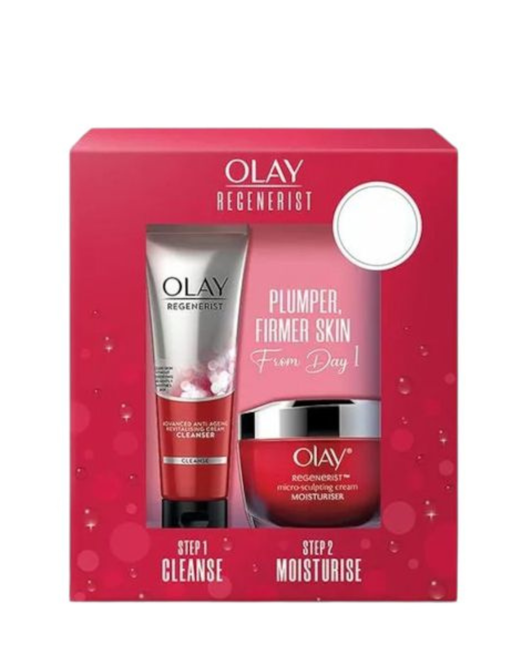 OLAY REGNERIST GIFT SET CLEANSE 100G AND MOISTURISE 50G