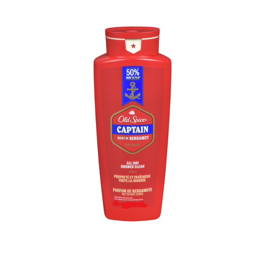 Old Spice Captain Body Wash, Bergamot Scent 473ml