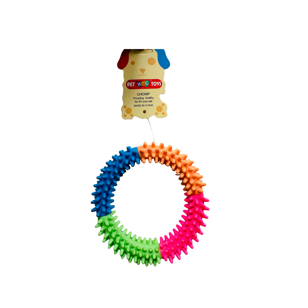 PET TOYS RUBBER RING CHEW TOY