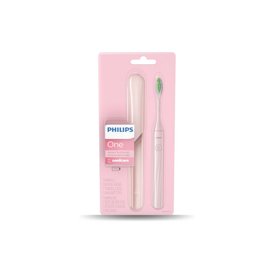 Philips One by Sonicare Battery Toothbrush, Pink, HY1100/06