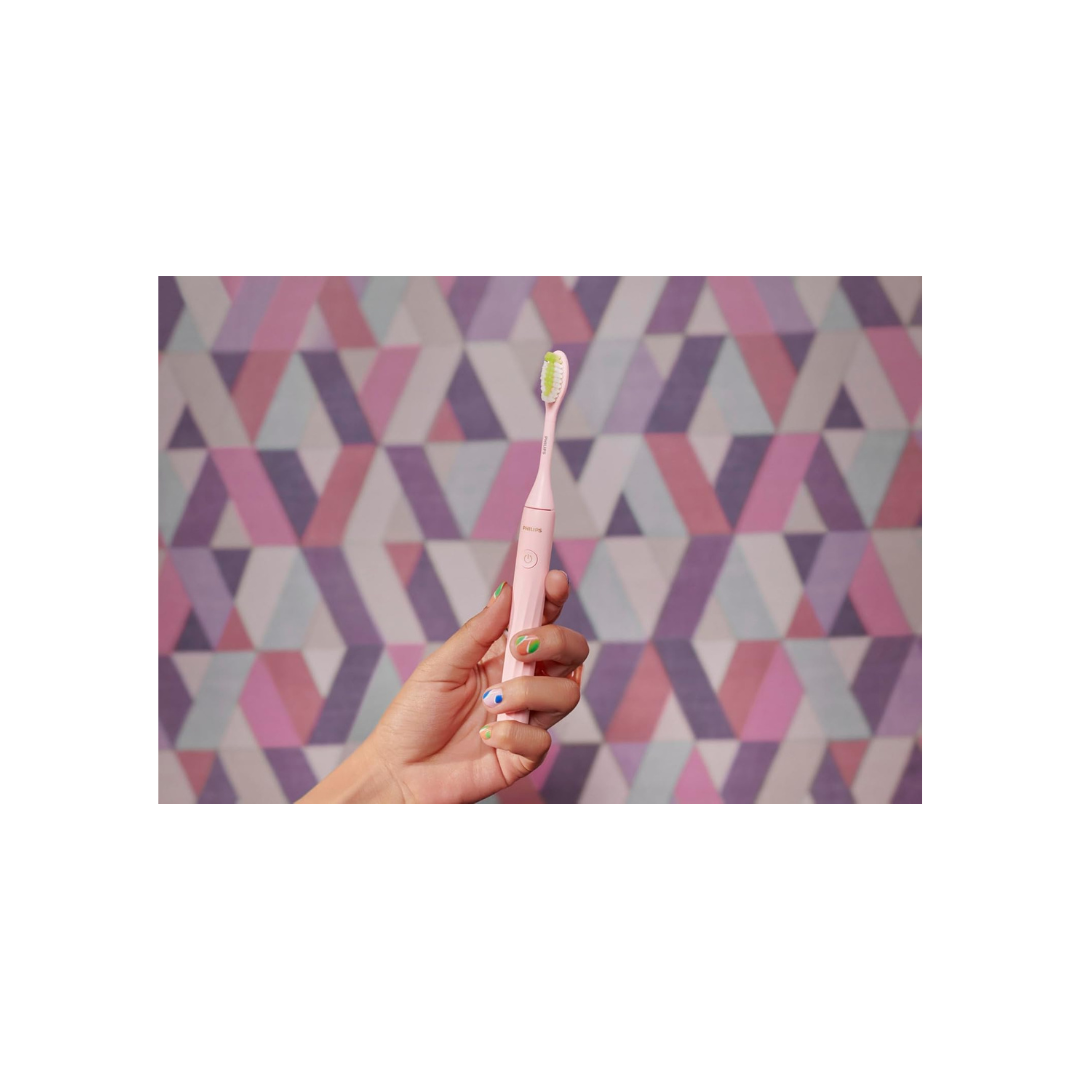 Philips One by Sonicare Battery Toothbrush, Pink, HY1100/06