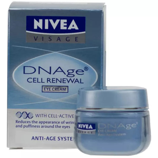 NIVEA DNAGE CELL RENEWAL EYE CREAM WITH CELL ACTIVE FOLIC ACID 15ML ANTI AGING SYSTEM