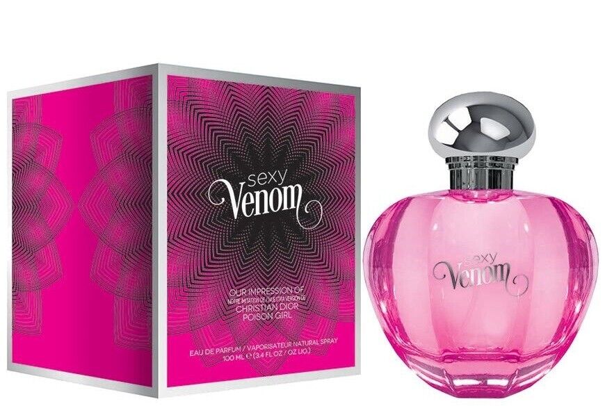 PREFERRED FRAGRANCES SEXY VENOM OUR IMPRESSION OF CHRISTIAN DIOR POISON GIRL 100ML MADE IN USA NEW YORK FOR WOMEN