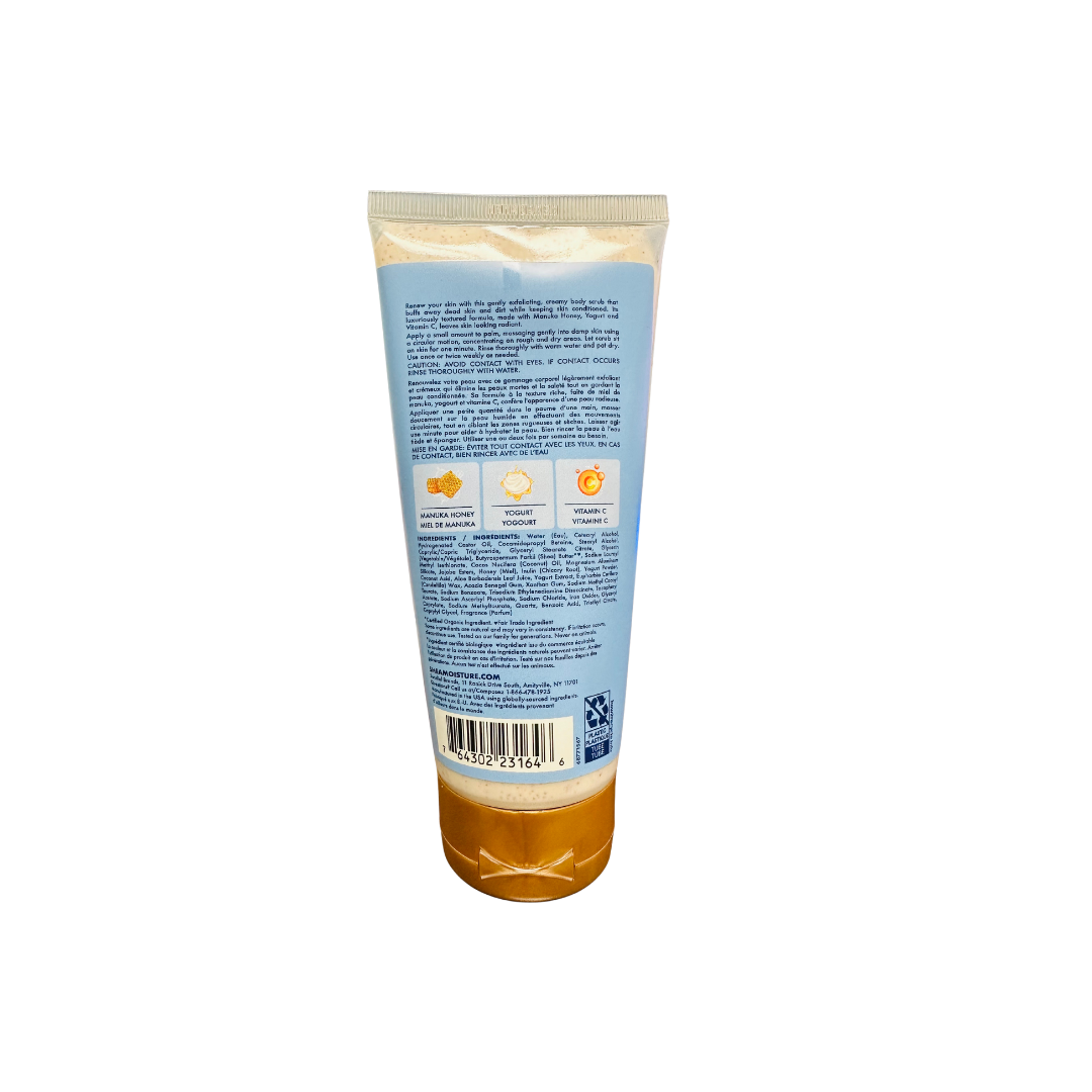SheaMoisture Skin Renewal Body Scrub  Manuka Honey & Yogurt Body Scrub 170g