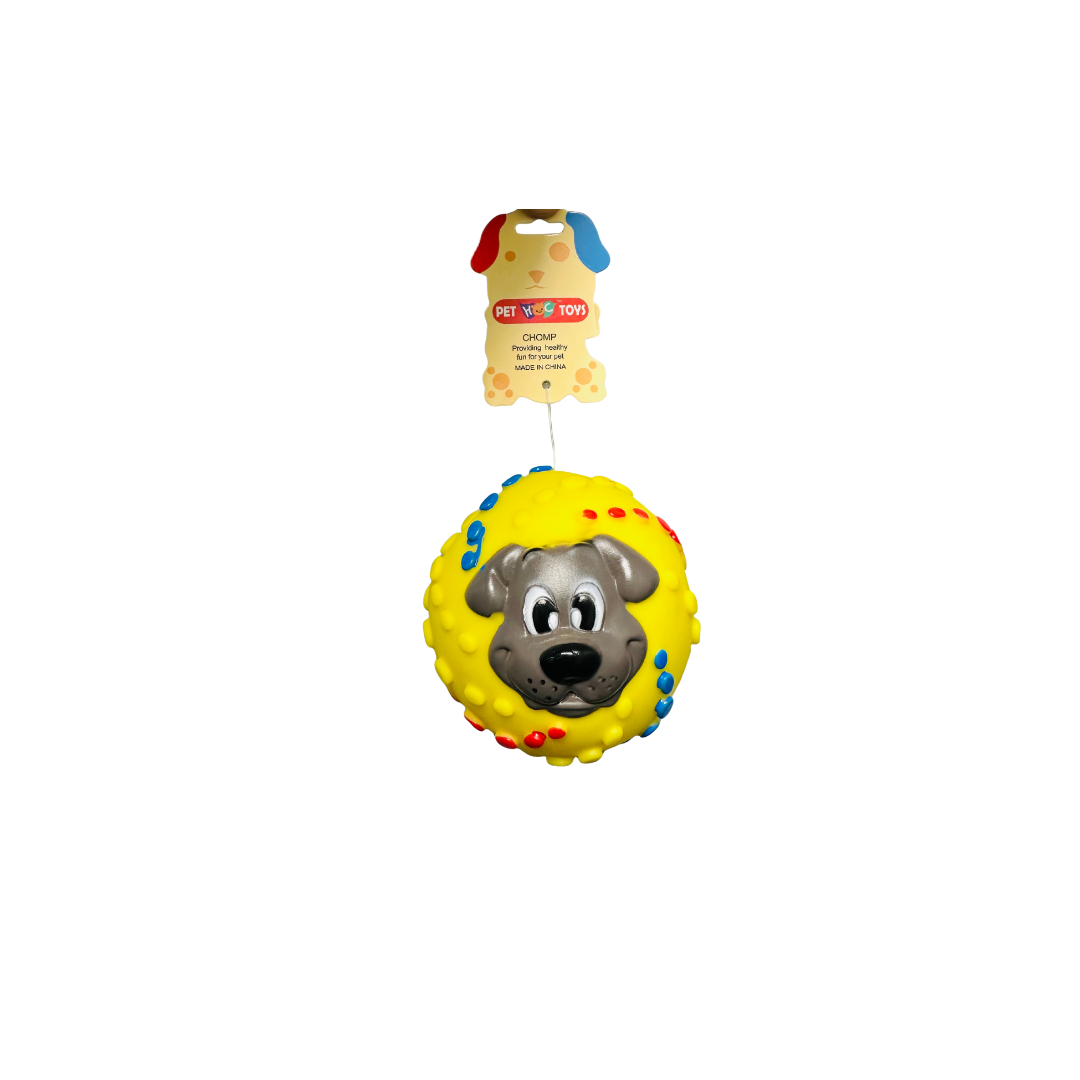 PET TOYS SHEEP SQUEEZE TOY YELLOW