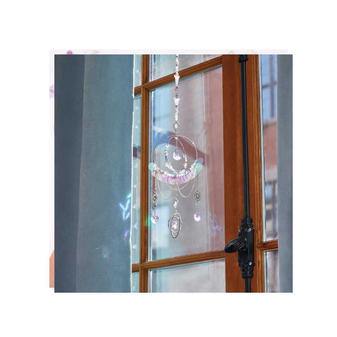 Make It Real DIY Suncatcher, Make Your Own Sun Catcher Arts and Craft Kit for Tween Girls