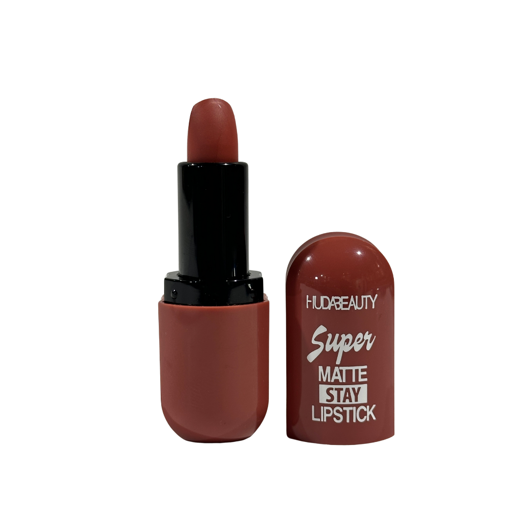 Huda Beauty Super Matte Stay Lipstick Sugar Boo