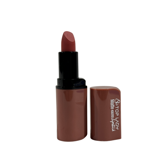 Huda Beauty Top Lady Matte Lipstick A Confident Peachy Nude (Warm Toned) A3