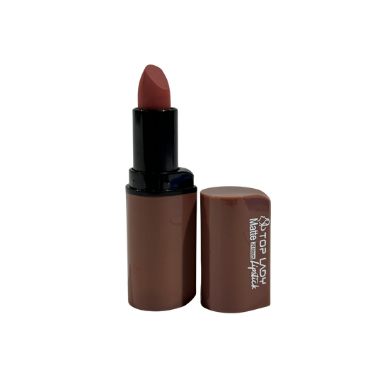 Huda Beauty Top Lady Matte Lipstick A Spiced Cinnamon Mocha (Warm Toned) A6