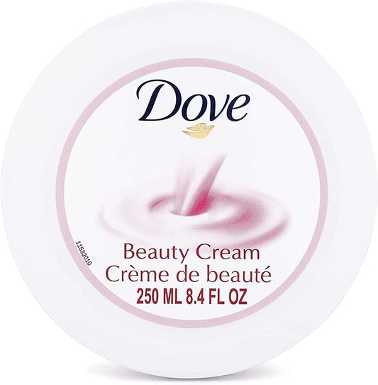 DOVE BEAUTY CREAM FOR COMPLETE DAILY SKIN CARE, KEEPS SKIN FEELING SOFT & SMOOTH DAY & NIGHT 250ML