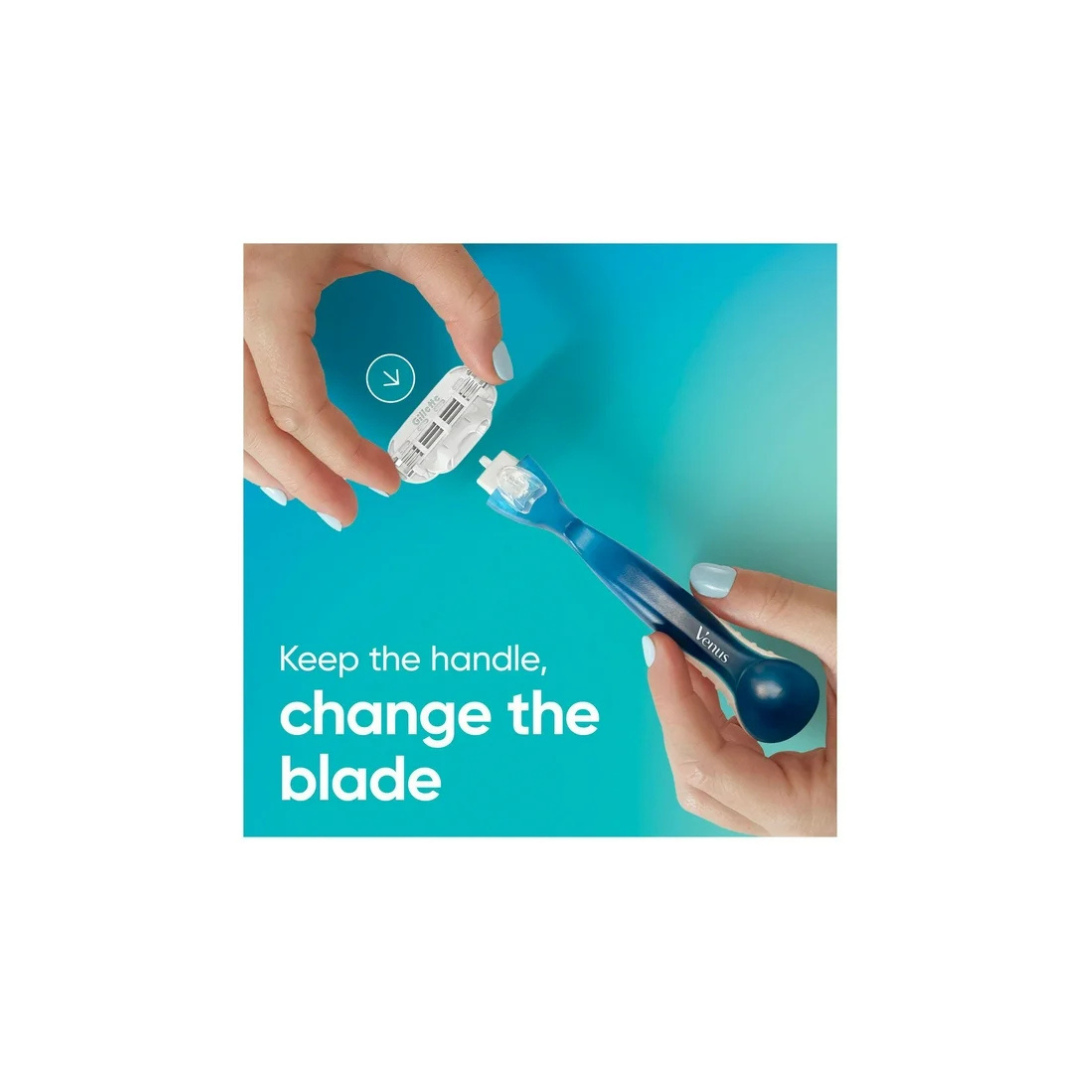 Gillette Venus Smooth Women's Razor Blade Refills, 8 Refills