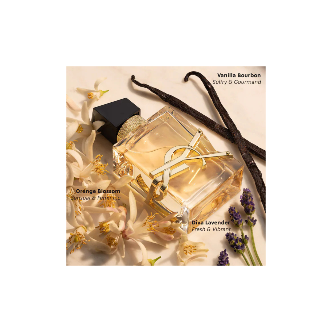 YSL Yves Saint Laurent  Libre Eau De Parfum with Orange Blossom & Lavender