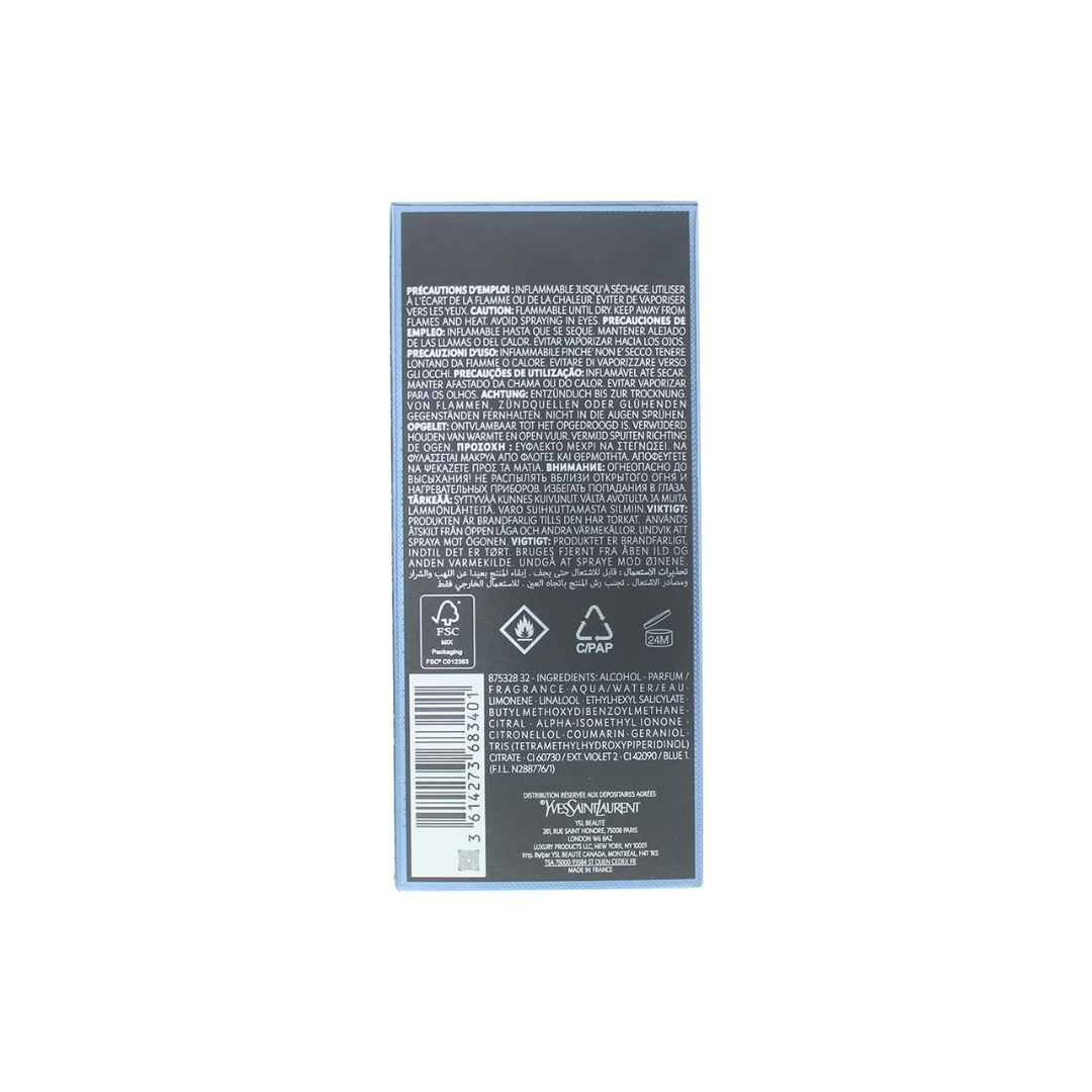 YSL YVES SAINT LAURENT Y Eau De Toilette for Men, 100 ml/3.3 fl oz
